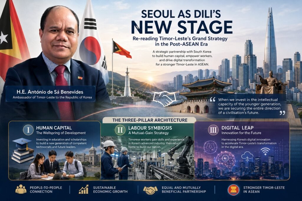 Explore how Timor-Leste is redefining its post-ASEAN future through strategic partnership with South Korea, focusing on talent, labor, and digital growth.