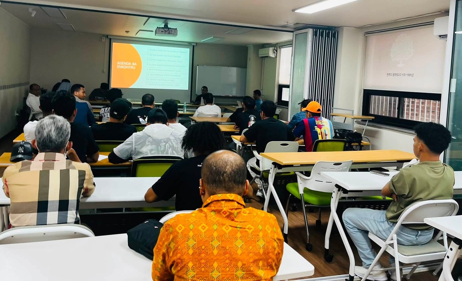 Community representatives closing the UTTLCS meeting in Gwangju