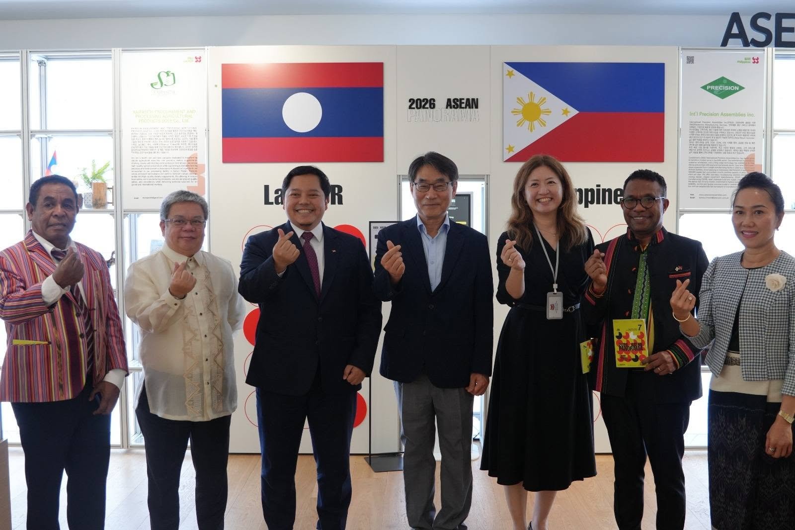 The dedicated Timor-Leste exhibition zone at the ASEAN Panorama 2026, featuring traditional handicrafts and cultural artifacts