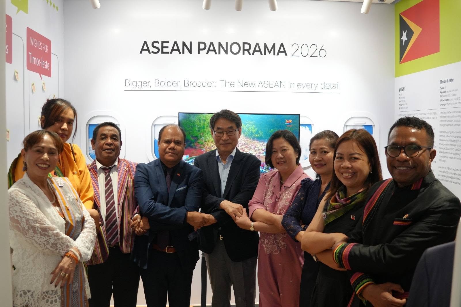 Traditional Timorese handicrafts displayed at the ASEAN Panorama Exhibition 2026