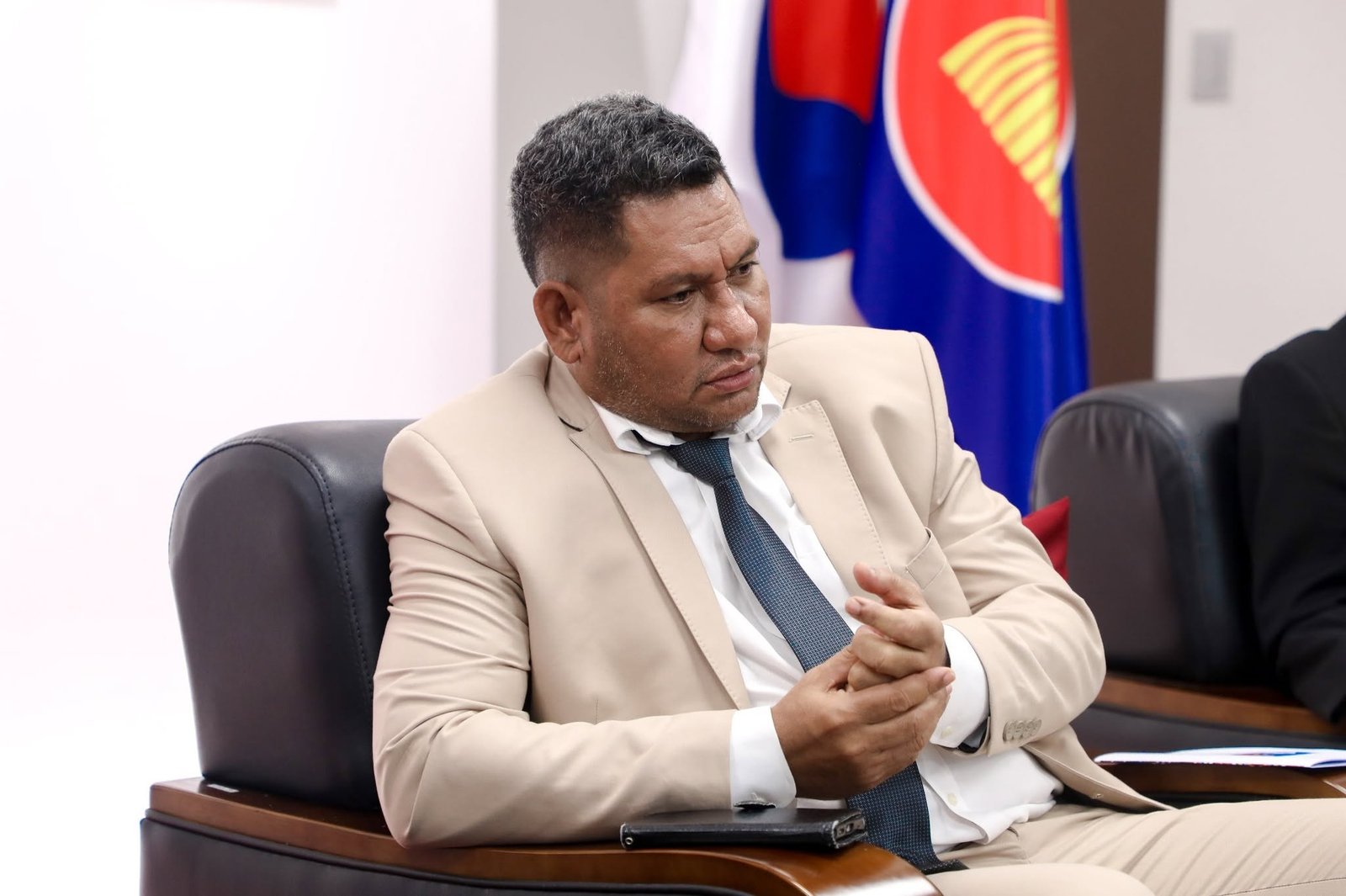 Meeting session at the Embassy of Timor-Leste in Seoul