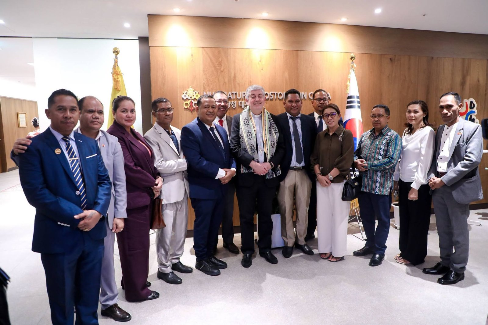 Group photo of the Timor-Leste delegation