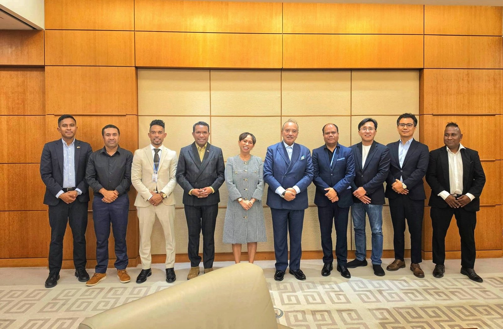 Foto ofisiál delegasaun Timor-Leste