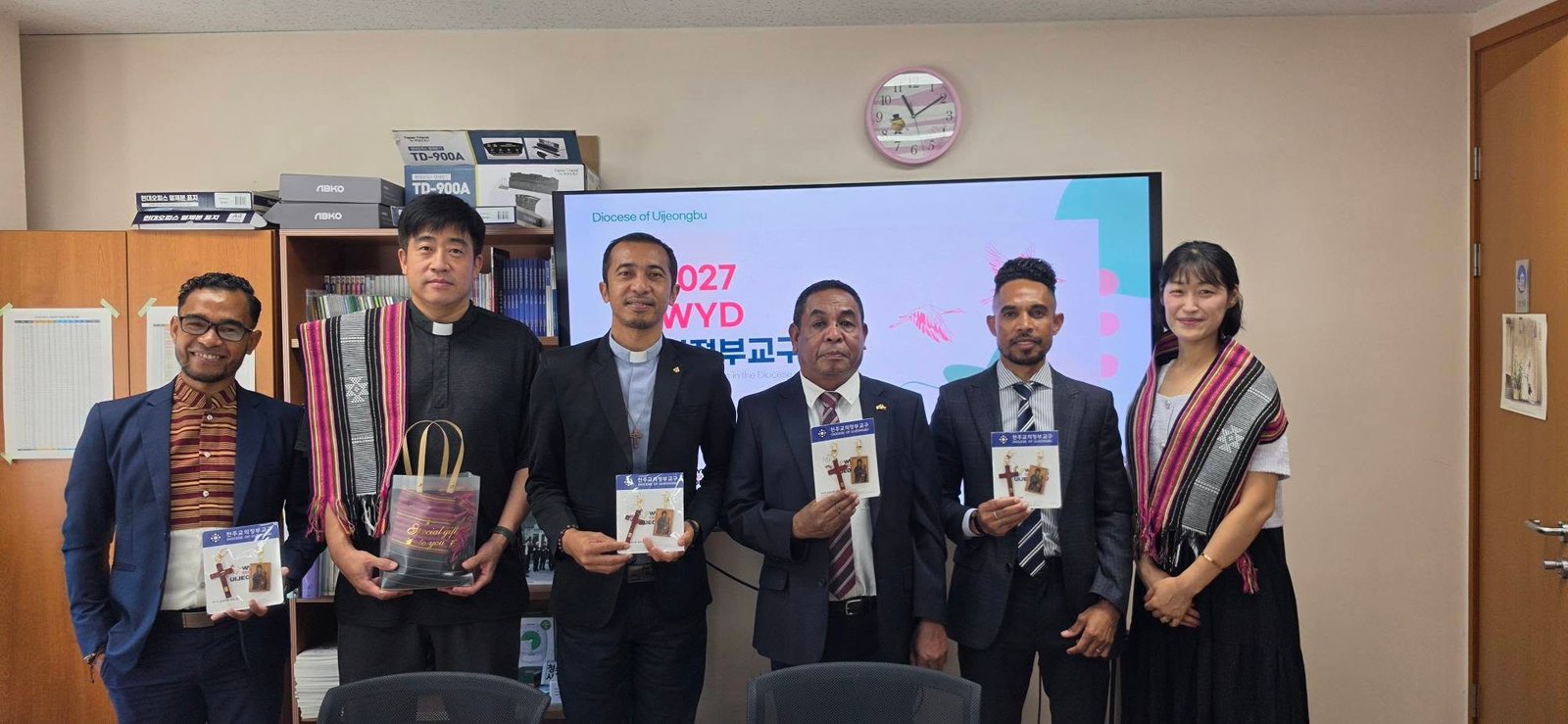 Delegasaun RDTL no Dioseze Uijeongbu