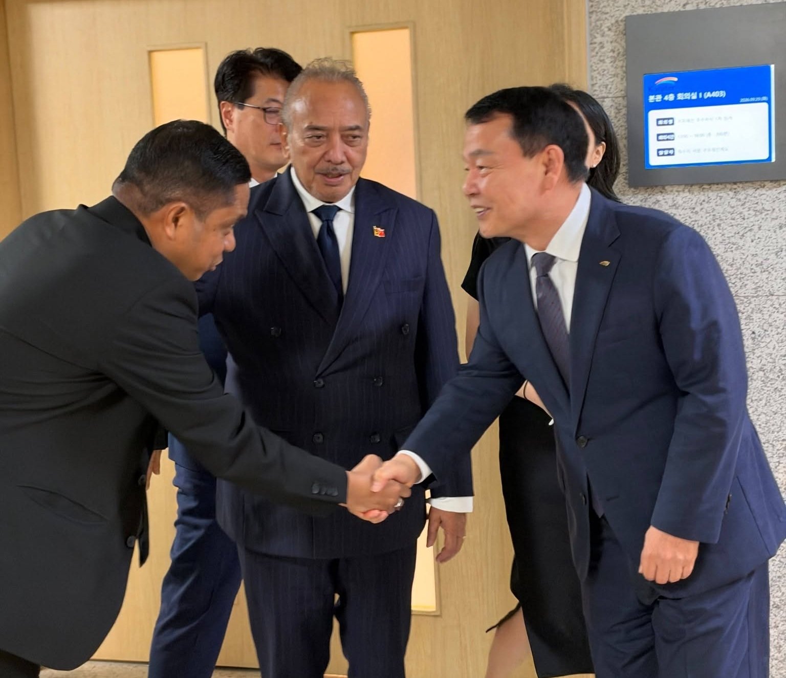 Simu delegasaun Timor-Leste