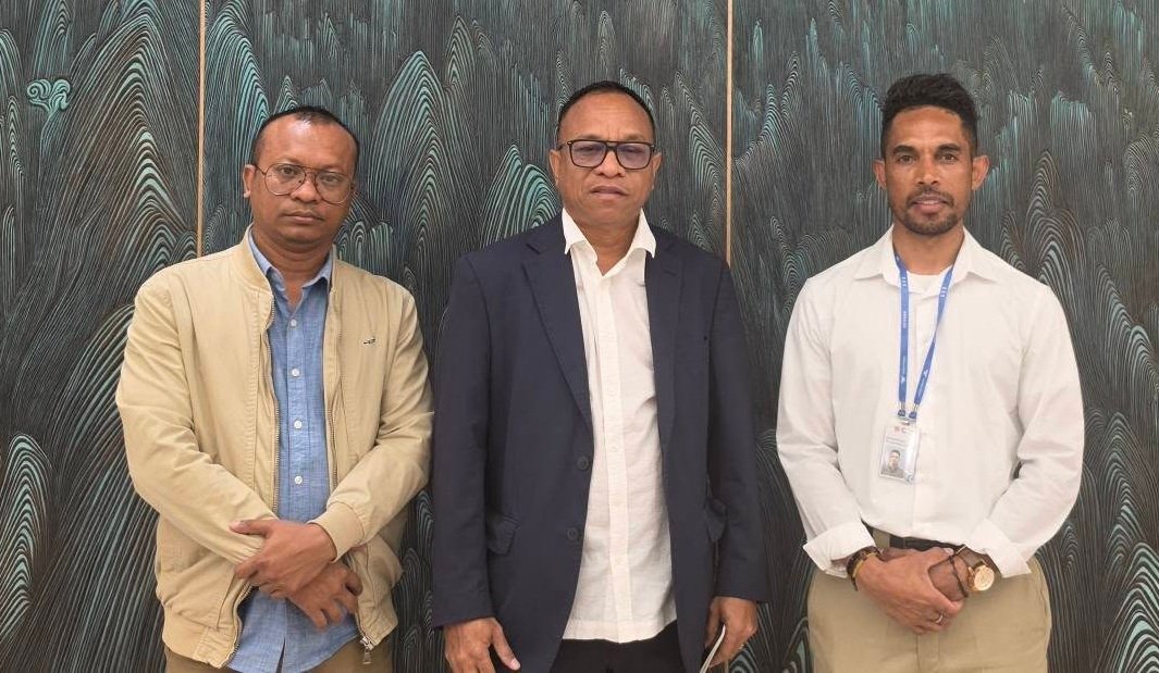Official Ministerial Delegation of Timor-Leste with Embassy Protocol Official at Incheon International Airport