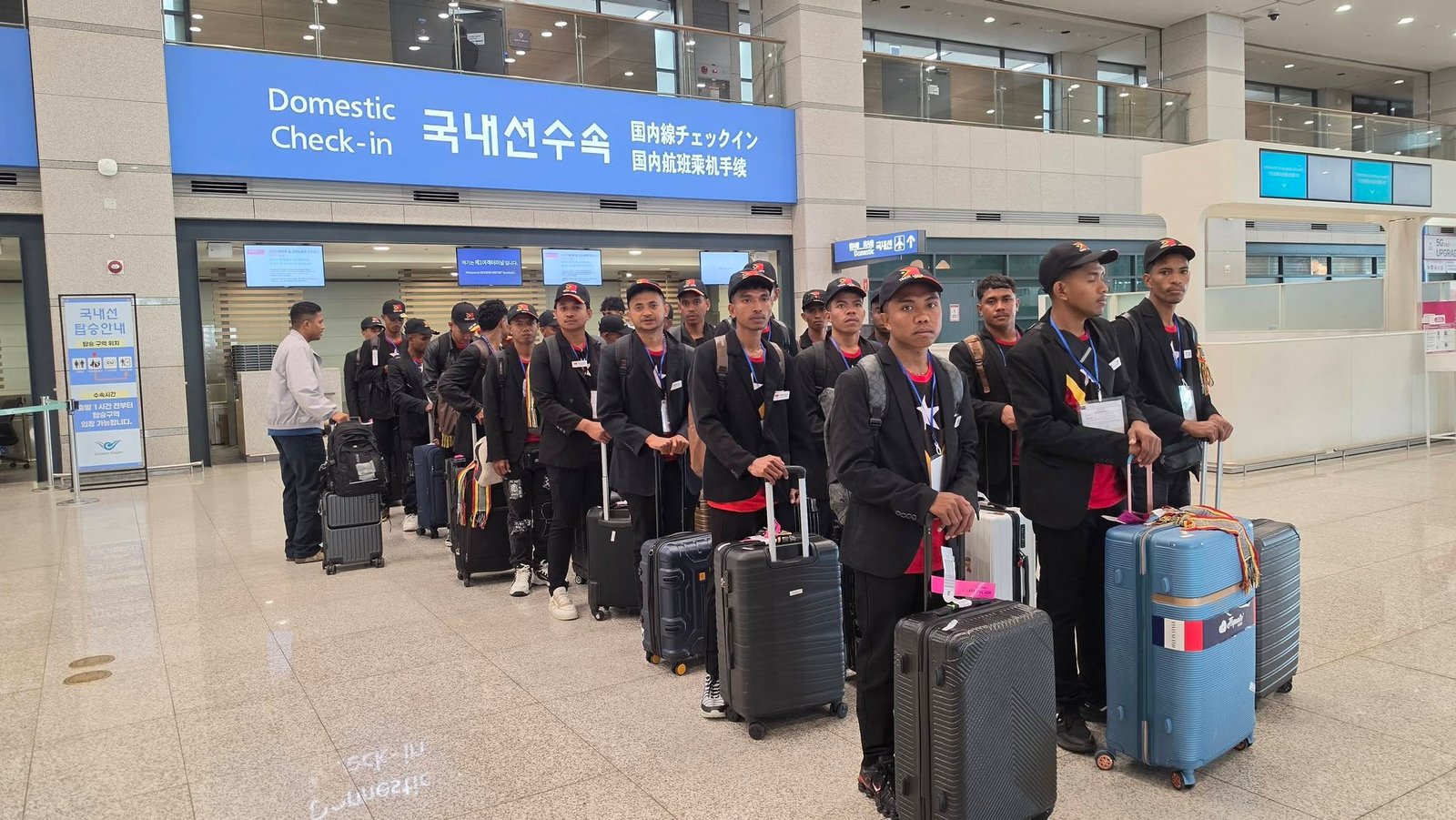Embassy of Timor-Leste in Korea Supports the Arrival of Workers at Incheon International Airport