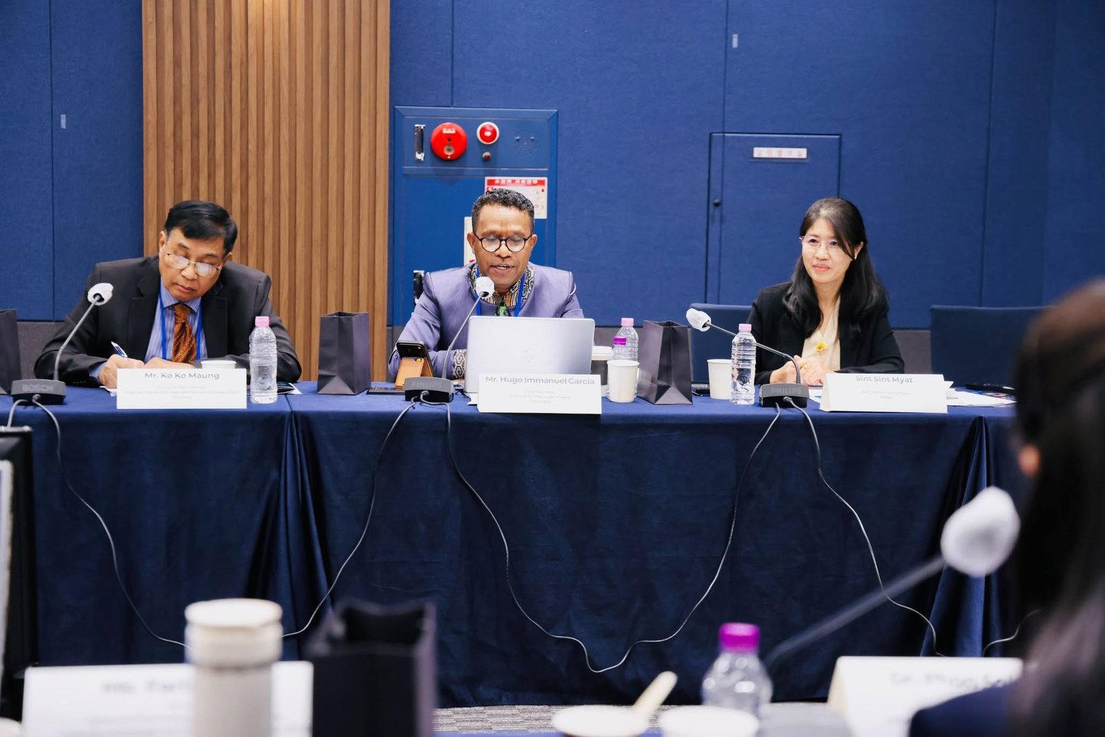 Mr. Hugo Immanuel Garcia delivering remarks at the 8th ASEAN-ROK Think Tank Strategic Dialogue
