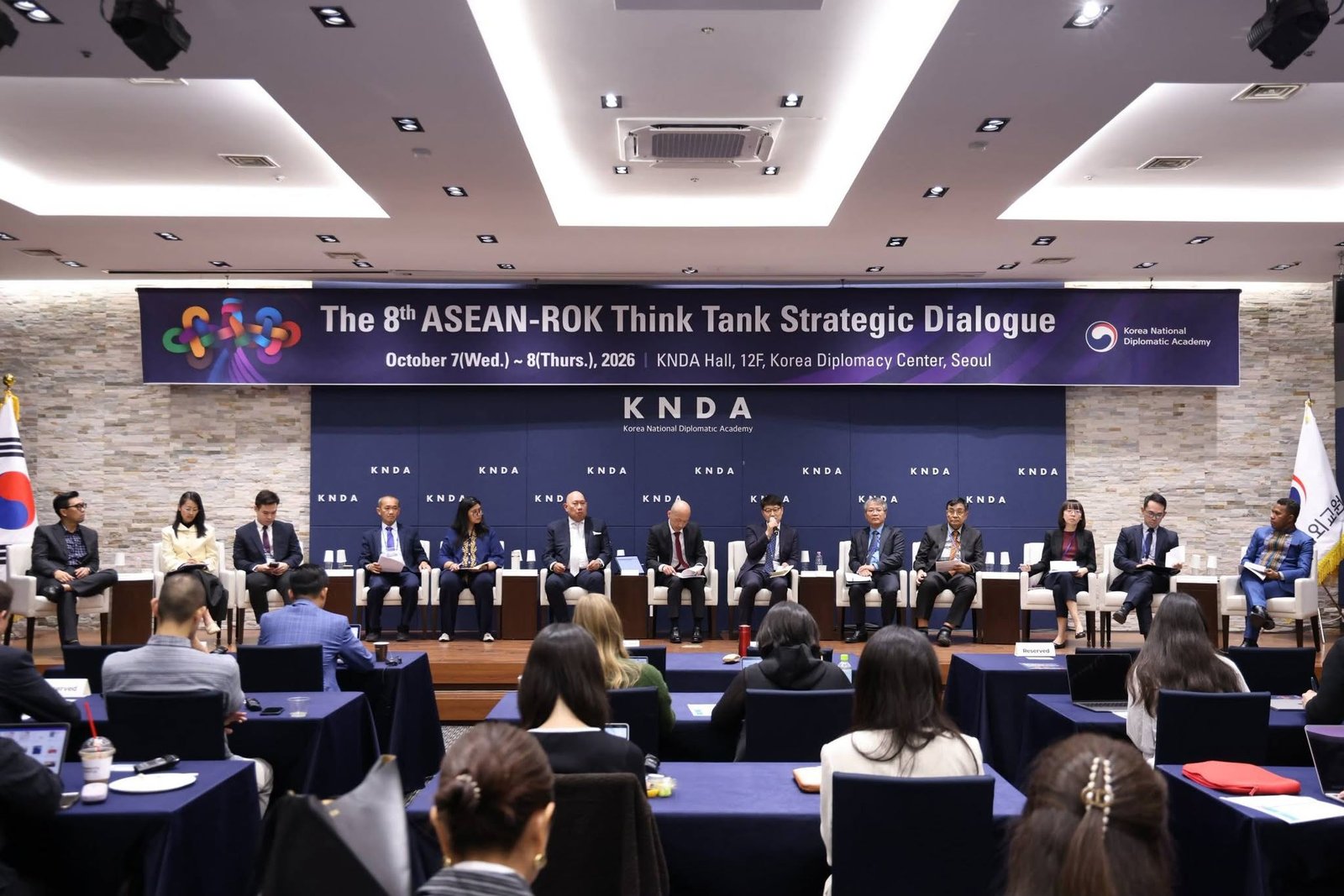 Full view of the 8th ASEAN-ROK Think Tank Strategic Dialogue in KNDA Hall